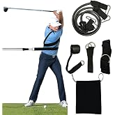 JUNNEE Golf Swing Trainer - Adjustable Golf Training Aid for Accuracy &amp; Distance Control, Training Tool with Carry Case (Men/Women)