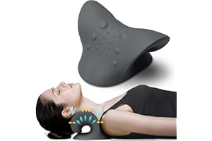 nbstep Neck Traction Device，Neck Cloud - Cervical Traction Device is The Best Solution for Neck Pain Relief, Neck Hump Corrector, and TMJ Relief (Gray)