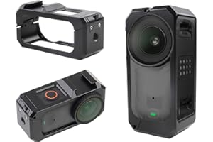 Rabbit Cage Aluminum Protective Case for DJI Osmo Nano, Camera Bezel Metal Frame Cage with Cold Shoe and 1/4 Screw Mount Adap