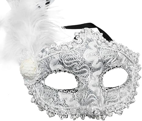 Amazon Ruikey ハロウィン マスク トップハットフェザープリンセスレースマスク ハロウィン仮面 コスプレマスク 舞踏会 映画マスク仮装 変装グッズ お面 シンプル デザイン 人気 ハロウィン パーティー コスチューム用小物 コスプレ 仮装 通販