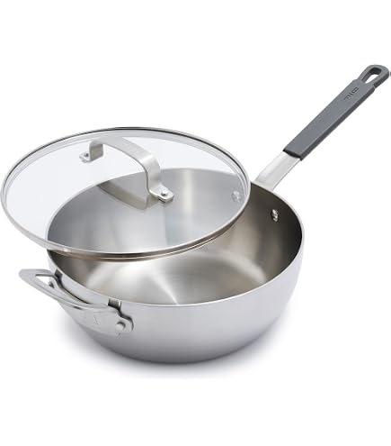 Cuisinart 8335-24 - Sartén de chef de 3 cuartos de galón, acero inoxidable
