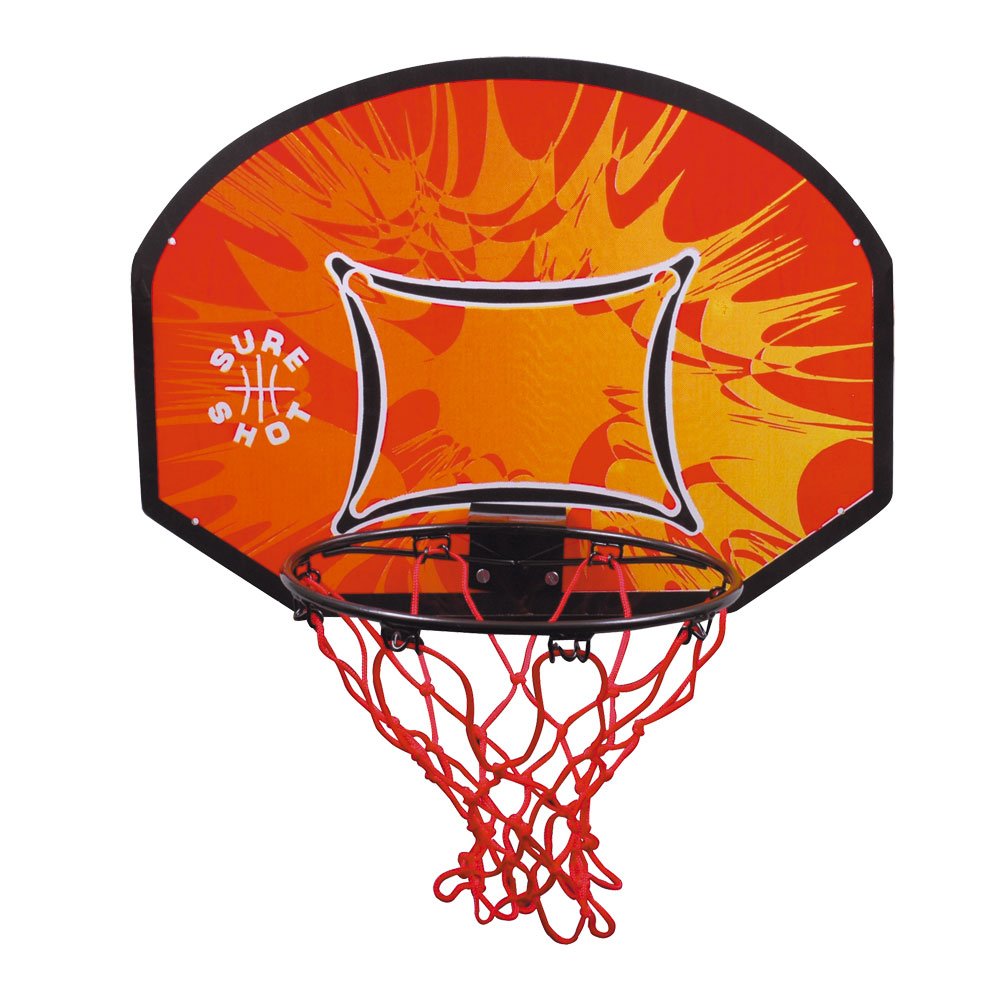 Sure Shot Little Shot Retail Backboard And Ring Set - White/Red
