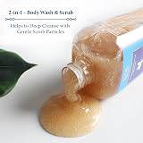 Blue Nectar Vanilla Body Wash Scrub Honey Deep Cleansing Exfoliation Anti-aging view 3