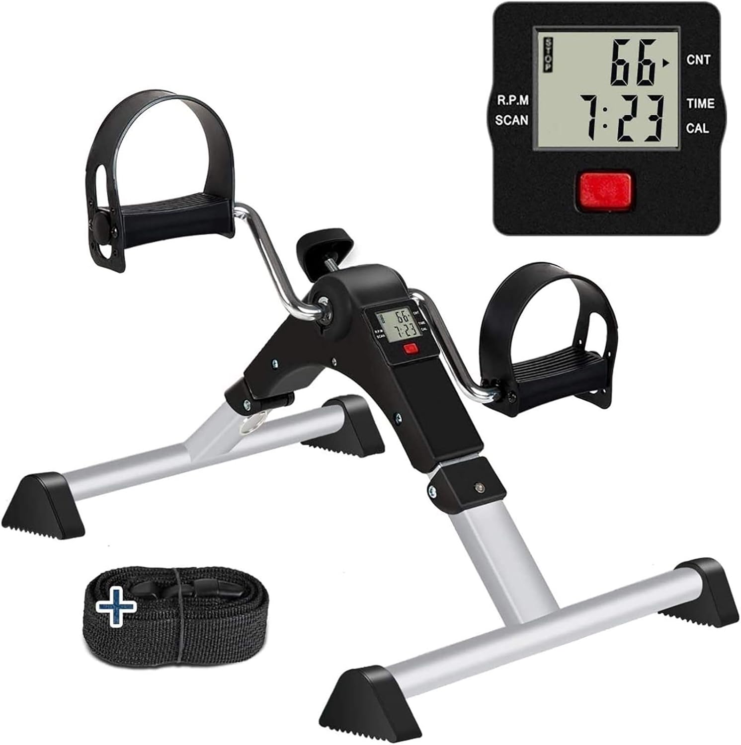 Pedal Exerciser Foldable,Exercise Bike/Arm Chair Leg Exerciser For Rehabilitation And Exercises