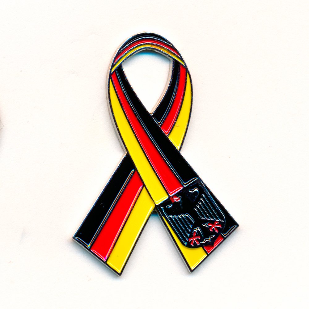 Große Deutschland Schleife Ribbon Loop Nostalgie Retro Edel Pin