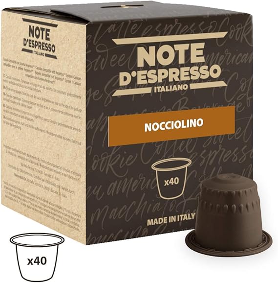 Note d'Espresso Hazelnut Instant Capsules 7g x 40 Capsules Exclusively