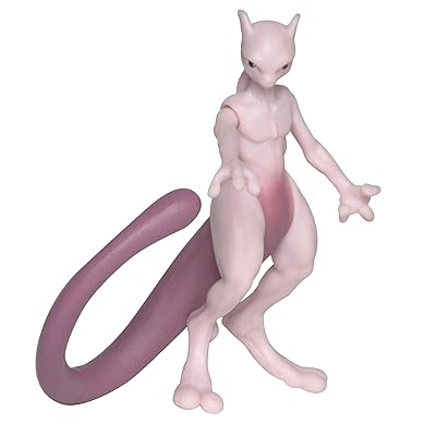 Umzobo we-Pok&eacute;mon Detector Pikachu Mewtwo Action Figure - 3 Inch Figure - Ages 3+