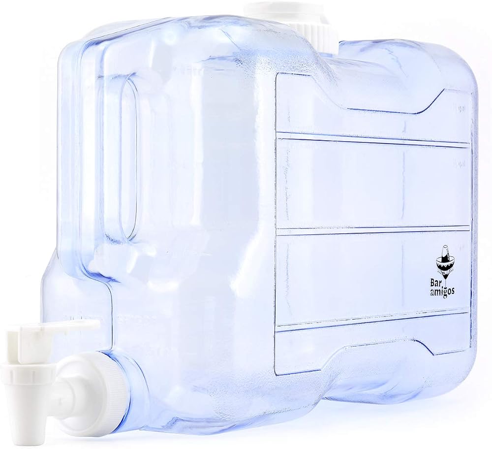 Bar Amigos 5.5 L Water Container Tap Dispenser PETG Fridge Beverage Tank