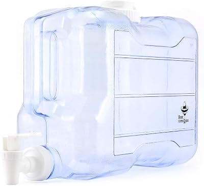 Bar Amigos 5.5 L Water Container Tap Dispenser PETG Fridge Beverage Tank
