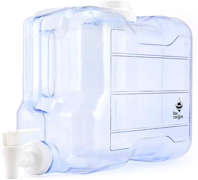 Bar Amigos 5.5 L Water Container Tap Dispenser PETG Fridge Beverage Tank