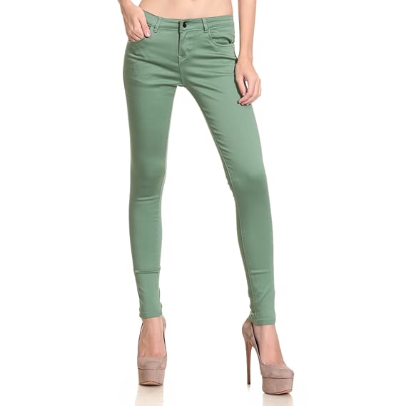 light green jeans womens
