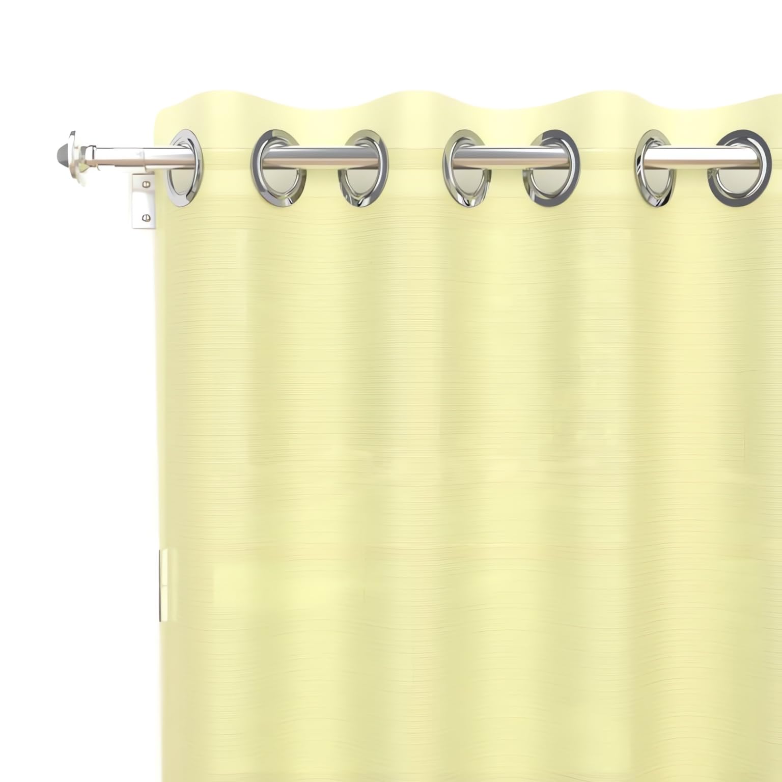 Sun d'ocre, Veil I Eyelets 135 x 180 cm Alix Green Lemon