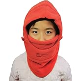 Leories Children's Winter Windproof Cap Thick Warm Face Cover Adjustable Ski Hat