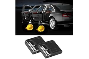 NewL 2 Pcs Led Car Door Welcome Light for Fire Basketball Logo Symbol Projector Lights Ghost Shadow Light