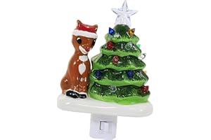 IEUDNS Christmas Tree Night Light Mini Christmas Tree Wall Lamp Xmas Trees Nightlight for Room, Elk