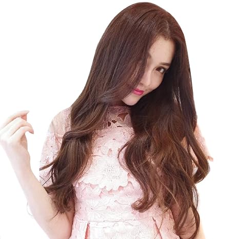 Abeay Wig Long Hair Fluffy Long Curly Hair Wig Water Ripple Wave U