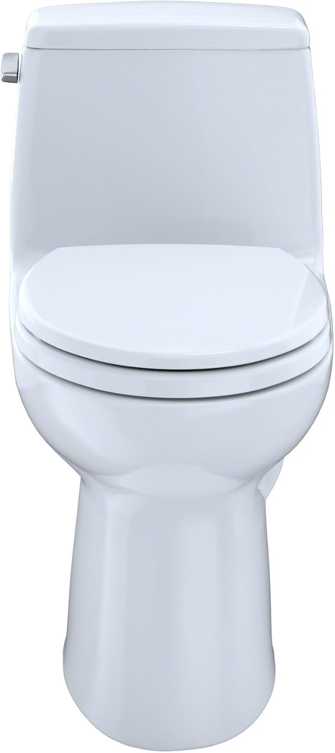 TOTO MS854114E#01 Eco Ultramax Elongated One Piece Toilet, Cotton White - - 