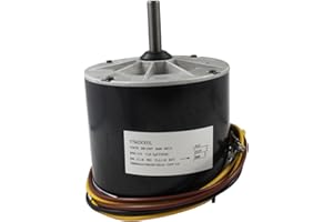 MOLLOPARTS Y7S623C835L Condenser Fan Motor 1/4 HP 208-230V 1100 RPM HC39GE226A 5KCP39FGY563S 5KCP39EGS070S E1403050900215 HC39GE226 HC39CQ230 Compatible with Zhongshan Broad-Ocean Compatible with Carrier
