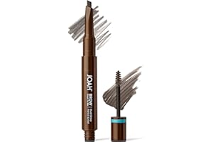 JOAH Brow Down To Me Dual Brow Pencil and Gel for Flawless Brows, Black Brown