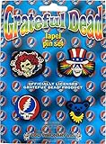 Grateful Dead Assorted Rubber & Embossed Metal Lapel Pins, Officially Licensed GDP Inc., Artwork Lapels