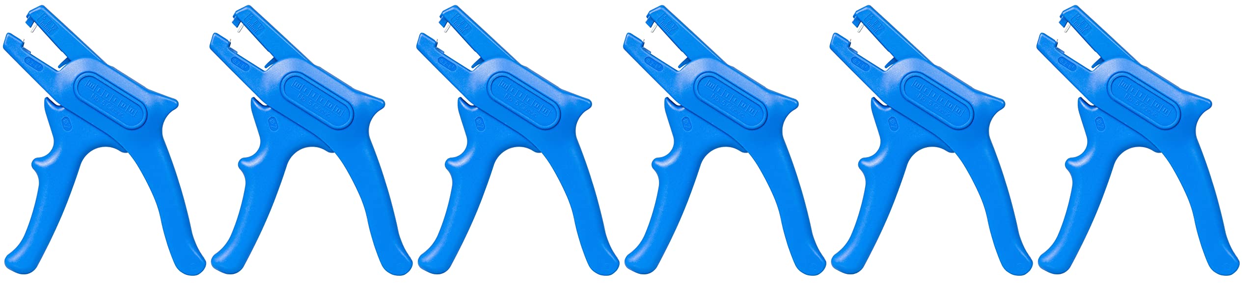WEICON Wire Stripper No. 5 Classic | 6-Pack | Automatic Stripper for 0.2-6 mm² Wire Stripper with Side Cutter