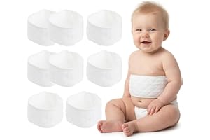 Healifty 10 Pcs Infant Belly Bands Baby Belly Button Band Cotton Infant Abdomen Umbilical Cord Newborn Waist Support Band Nav