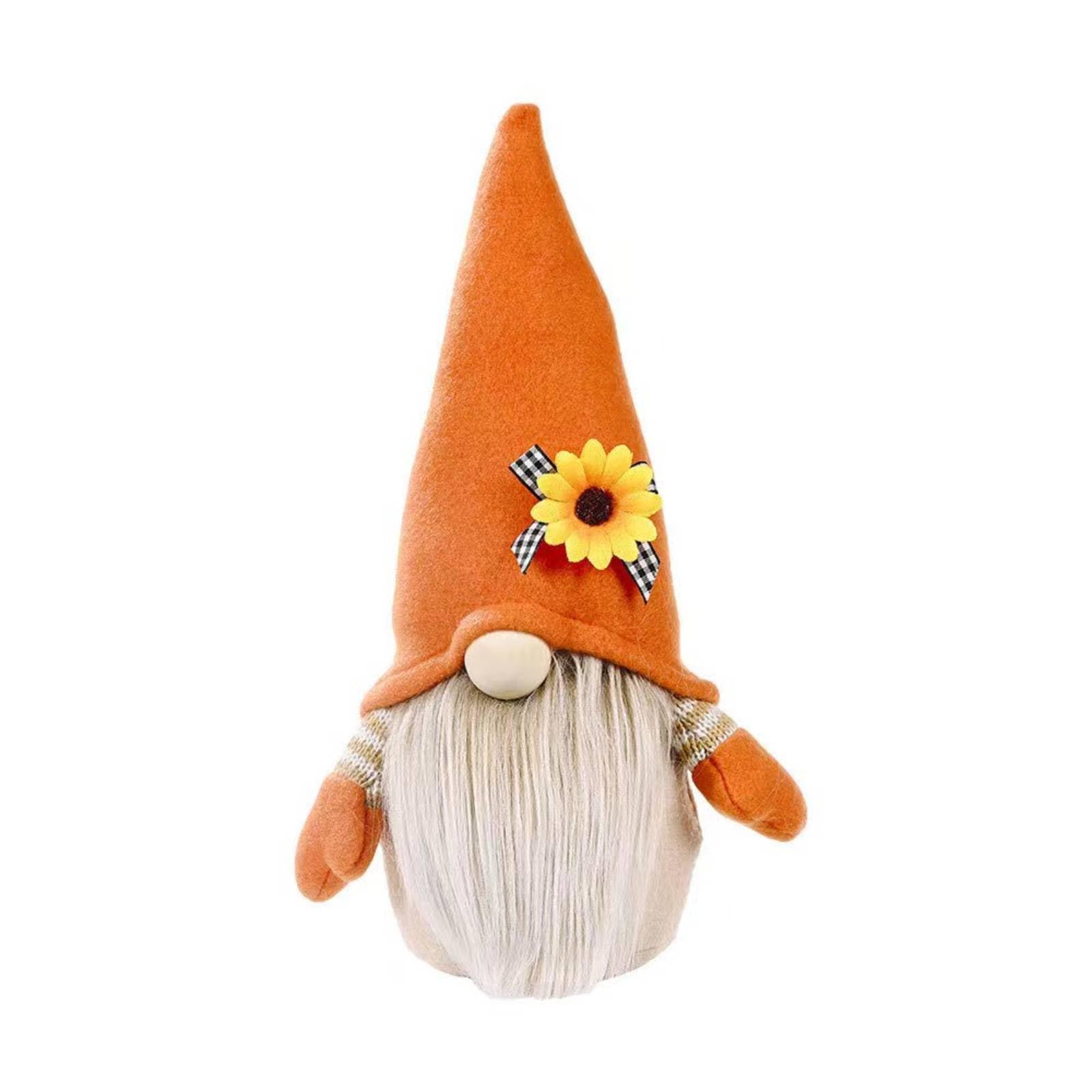ALYRMEI Thanksgiving Decoration for Home,Thanksgiving Decor Gnome Plush for Tiered Tray,Sunflower Plush Gnomes Autumn Gnomes Gifts Farmhouse Harvest Table Decoration,Christmas Gnome Decor,Boy