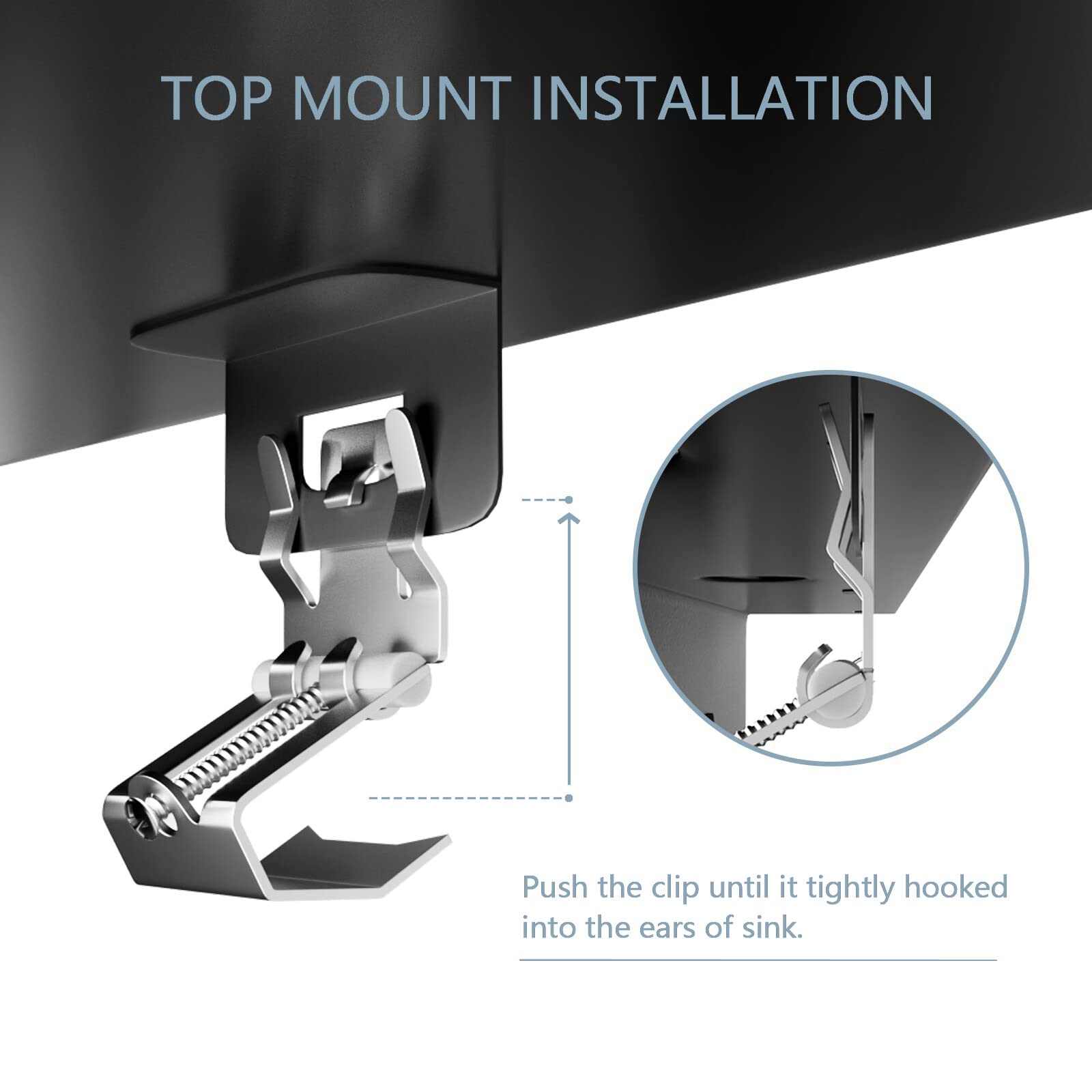 33 x 22 inch Drop In Kitchen Sink, HausinLuck SUS304 Stainless Steel Drop In Workstation Ledge Sinks Topmount Sink 18 Gauge, Handmade Over Counter Large Single Bowl Sink with Accessories (Pack of 5)