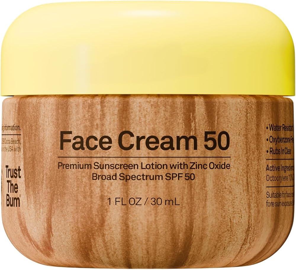 SUN BUM Original SPF 50 Clear Zinc Sunscreen, Vegan, Reef Friendly, Broad