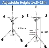 YOUEON Snare Drum Stand with Stick Holder, Double Braced Tripod 10-14 in view 2