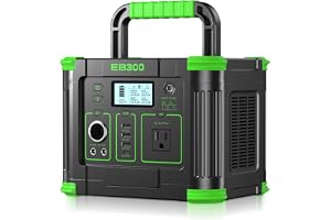 GRECELL Portable Power Station 330W, 288.6Wh Solar Generator | 60W USB-C PD Output, 120V Pure Sine Wave AC Outlet Backup Lithium Battery for Outdoors Camping Travel Home Blackout