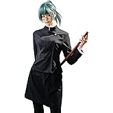IOPBOT Anime JJK Zenin Cosplay Costume Girls Women Japanese School Uniform Skirt Dress Halloween Outfit