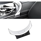 Goodithy Center Console Armrest Storage Box Release Button Switch Cover Central Armrest Switch Cover for Mercedes Benz W205 C200 C250 GLC W253 GLC200 2014 2015 2016 2017 2018 2019 (Silver 210mm)