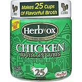 Herb-Ox Bouillon Cubes Chicken Bouillon 25 Count 3.33-oz (Pack of 2)