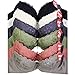 Mamia Women's Full Cup Push Up Lace Bras (Pack Of 6)-36B-Darling