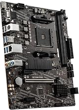 MSI B550M PRO Motherboard M-ATX AM4 DDR4 Boost PCIe 4.0 M.2 Gen4 Ryzen view 3
