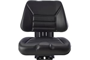 Complete Tractor 3010-0024 Tractor Seat, Suspension Seat, Fixed Base, Trapezoid Back