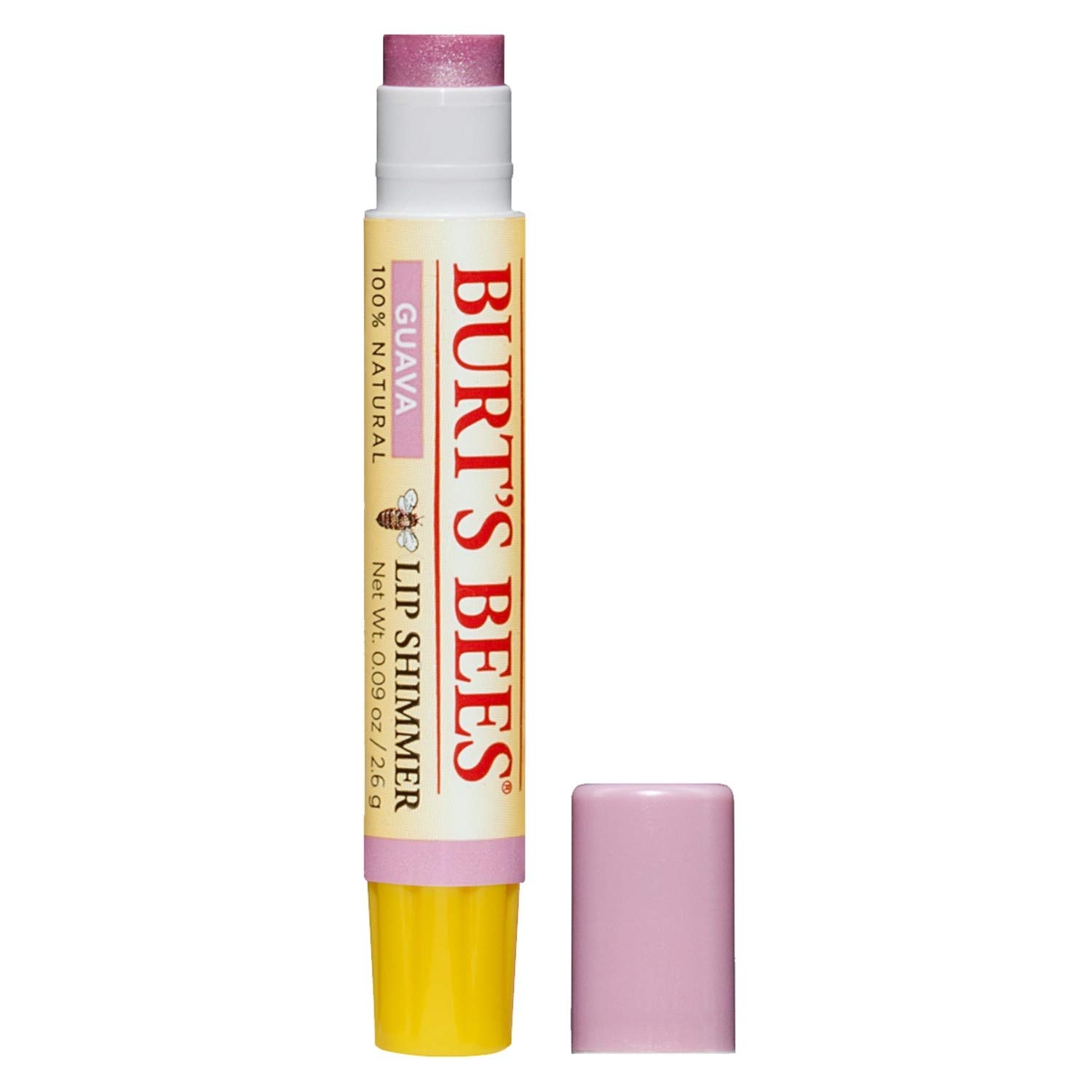 Burt's Bees 100 Natural Moisturizing Lip Shimmer, Guava