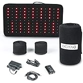 Red Light & Near Infrared Therapy Wrap FDA Cleared Led Light Therapy Back Pain Relief Device Wearable Deep Penetrating Pad Relief for Joints Knee Pain