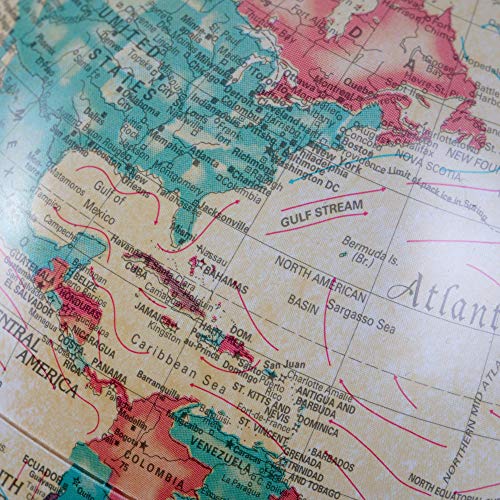 3 World+Globe+Antique+Spinning+Geography