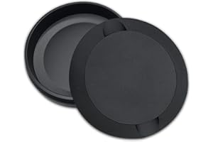 THAROS DISTRIBUTION Matte Black Metal Zyn Pouch Container – Dual Compartment Storage Tin with Secure Lid