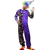 KalcyKizz Jolly Circus Clown Costume for Men One Size