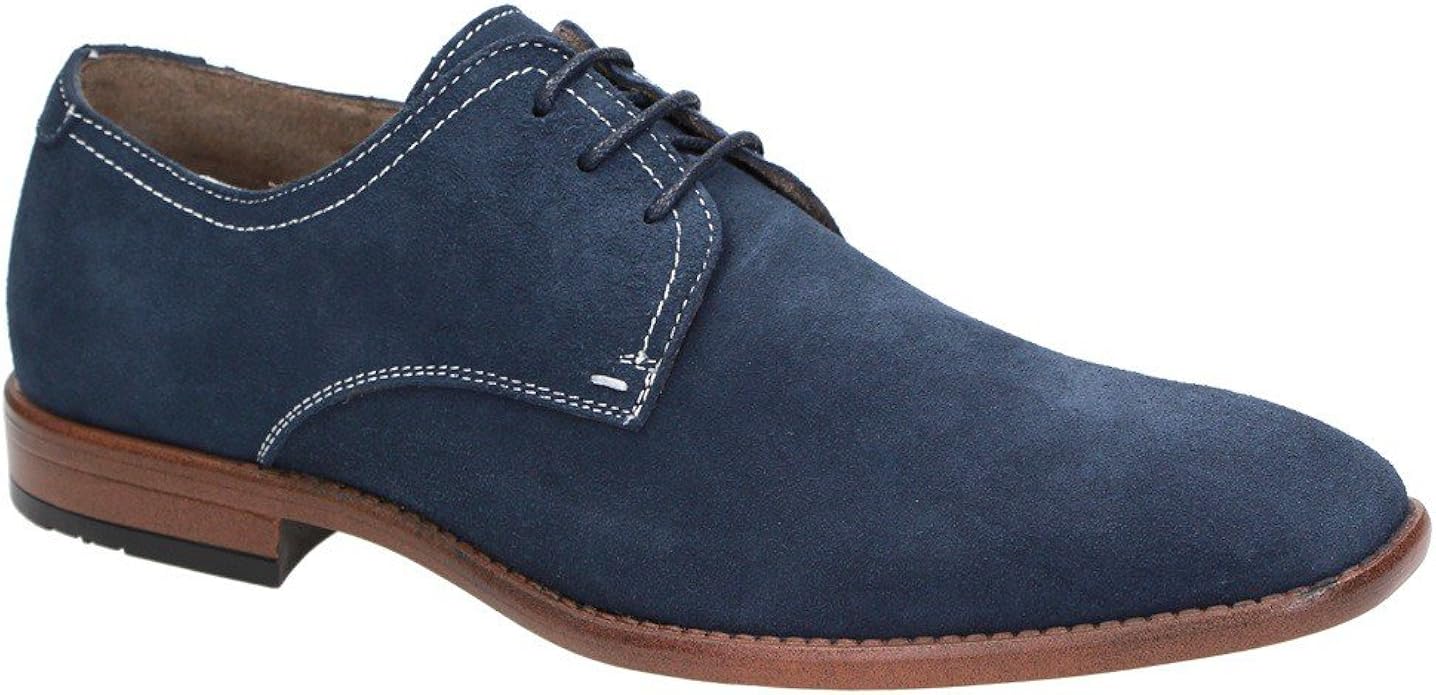 Bottesini Mens 840701 Classic LaceUp Half Shoe Blue Navy