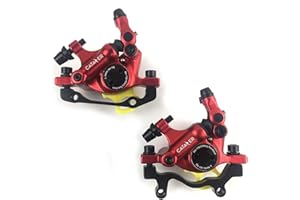 CATAZER MTB Road XTECH HB-100 MTB Road Line Pulling Hydraulic Disc Brake Calipers Front & Rear Mountain Bike Disc Brake E-Bike Disc Brake Set