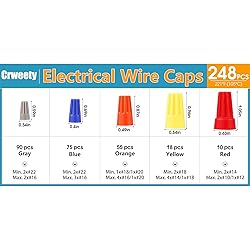 Crweety 248 Pcs Wire Connectors Electrical