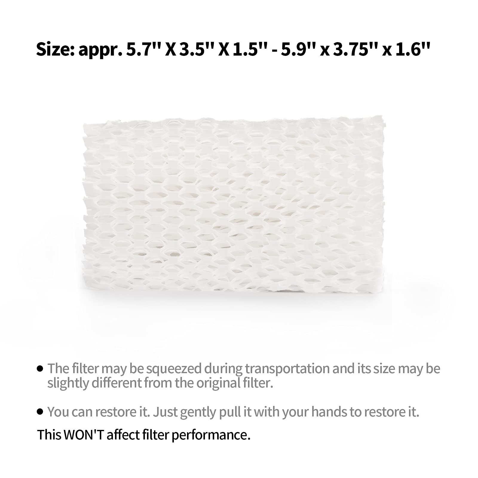 KingBra 4 x Humidifier Filter Replacement Filter Compatible with Relion WF813 ReliOn RCM-832