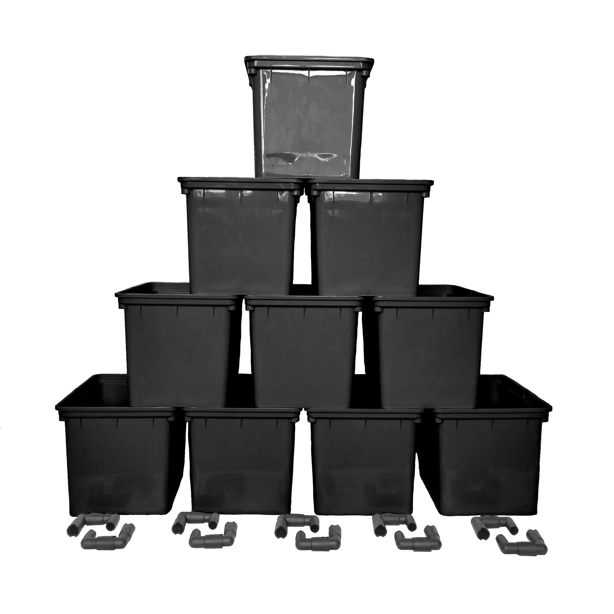 Mua 10 Pack Dutch Bucket Hydroponic Bato Buckets with Siphon Elbows