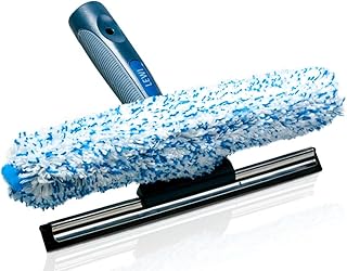 Kombi Fensterwischer & Fenster-Abzieher Profi Set 2in1 - Wischbreite 25cm | Wischer in 3 Größen 25,35,45 | streifenfrei | inkl. Gratisprobe Profi-Glasreiniger / Fensterreiniger