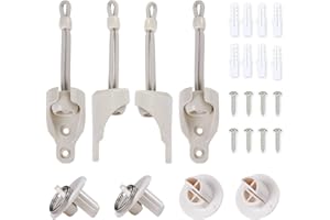 LIHOPEFE Universal Sunshade Replacement kit Bungee Jumping kit, Sunshade Strap, Weather Resistance, Compatible with Coolaroo Exterior Roller Blinds, Outdoor louvers, and Outdoor Roller Blinds