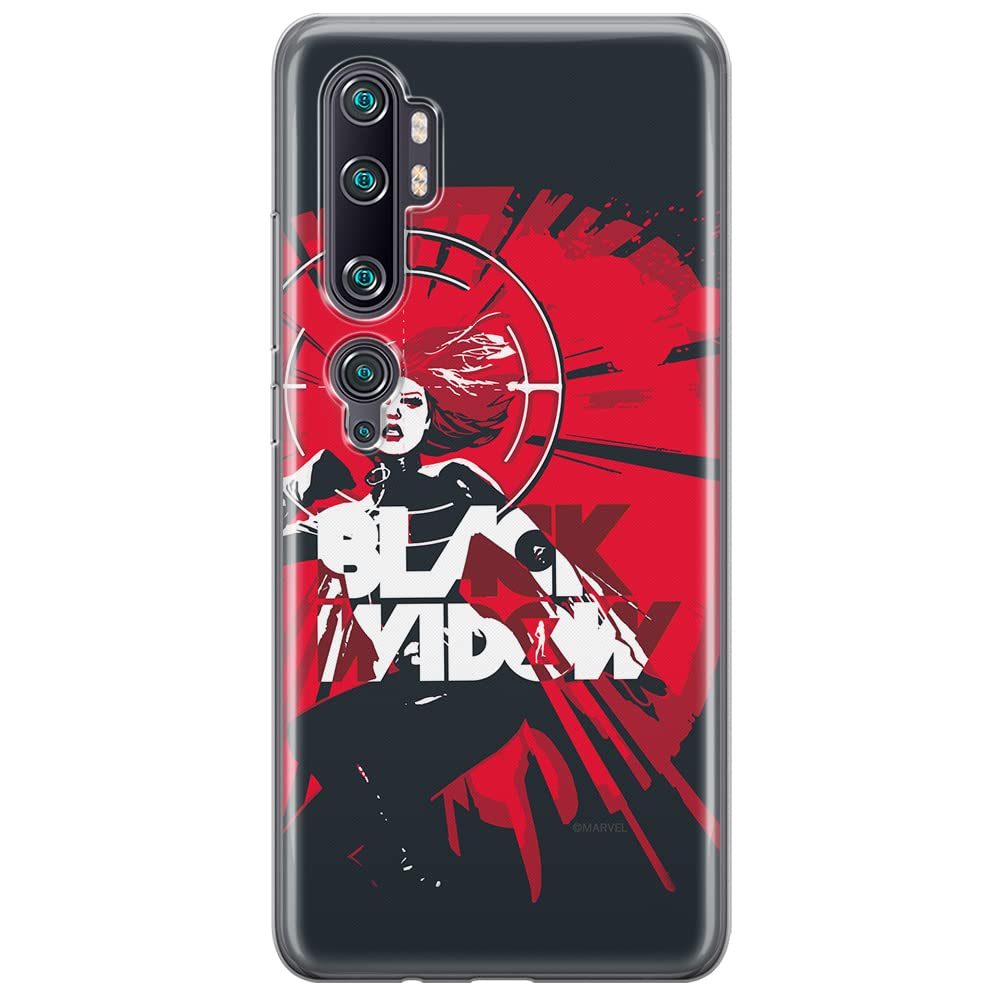 ERT GROUP mobile phone case for Xiaomi MI NOTE 10 / MI NOTE 10 PRO original and officially Licensed Marvel pattern Black Widow 005 optimally adapted to the shape of the mobile phone, case made of TPU
